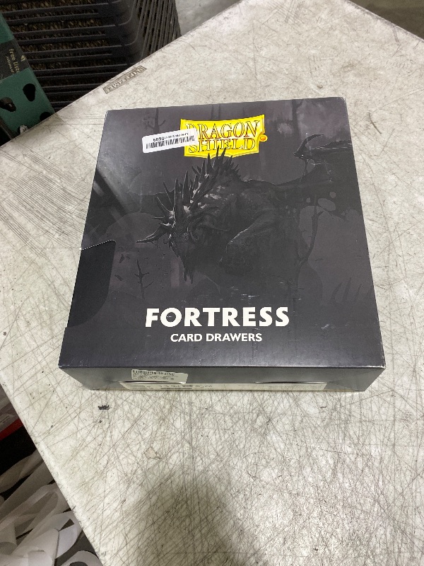 Photo 1 of Arcane Tinmen - Dragon Shield: Fortress Card Drawers: Black 1200CT – Card Games - Compatible with Pokemon, Yugioh, Magic The Gathering, MTG TCG OCG & Hockey Cards