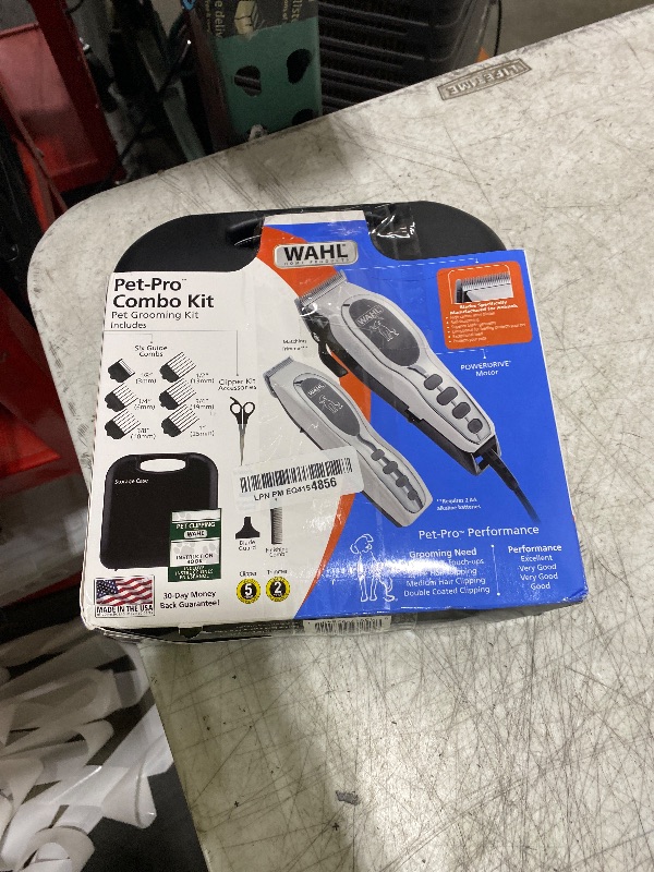 Photo 1 of Wahl USA Pet-Pro Corded Clipper & Battery Trimmer Pet Grooming Combo Kit for Dogs with Light to Thick Coats, The Brand Used by Professionals - Model 9284