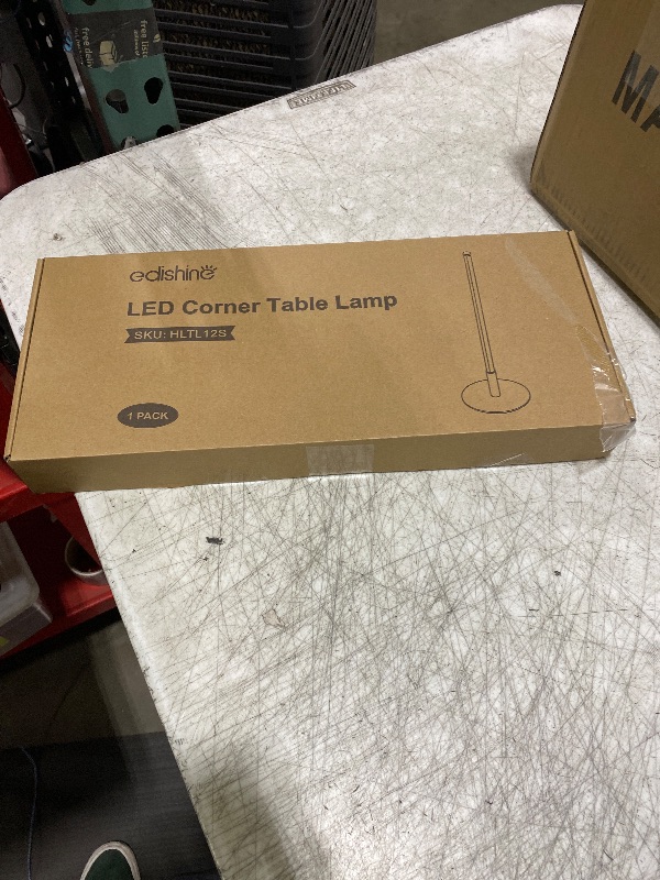 Photo 1 of EDISHINE Upgraded LED Table Lamp, Dimmable Bedside Lamp, 3 Color Temperature, Power Cord Touch Switch Desk Lamp, Minimal Nightstand Lamp for Bedroom, Living Room, Gift, Metal Finish, Eye Caring, White