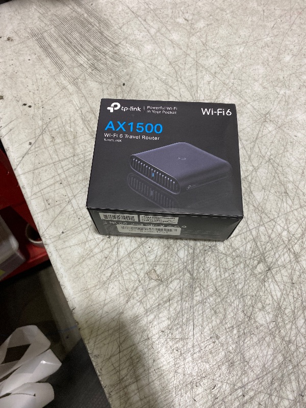 Photo 1 of TP-Link Ultra-Portable Wi-Fi 6 AX1500 Travel Router TL-WR1502X | Easy Public WiFi Sharing | Hotel/RV/Travel Approved | Phone WiFi Tether | USB C Powered | Multi-Mode | Tether App | Durable Design