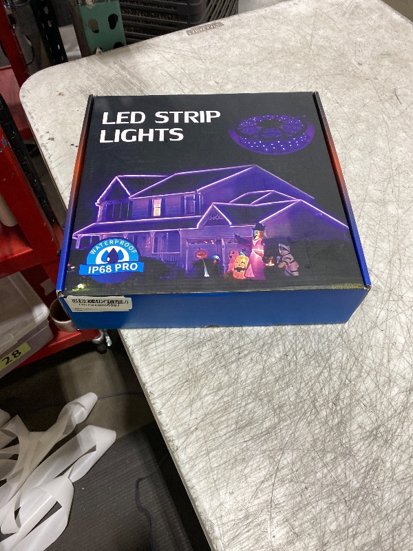 Photo 1 of 200ft WiFi Outdoor LED Strip Lights - Waterproof IP68, Compatible with Alexa & Google Assistant, 24V Low Voltage, App & Remote Control, Heavy-Duty 1 Roll Continuous Strip, Multicolor, Self-Adhesive