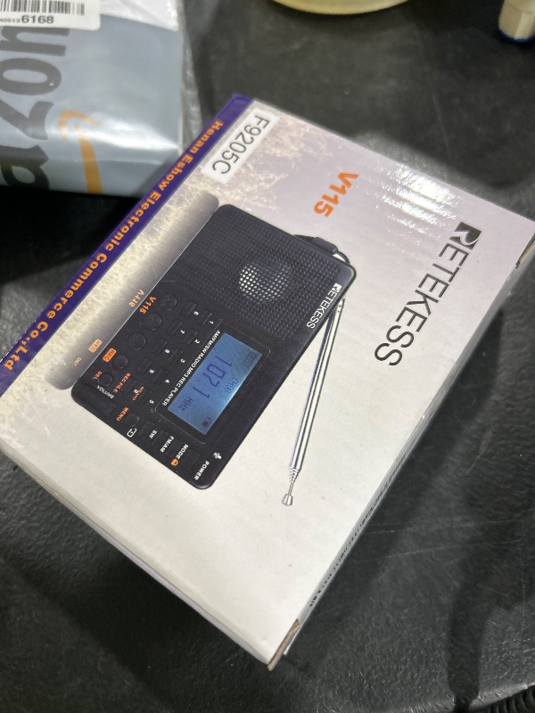 Photo 1 of Retekess V115 Shortwave Radio, Digital Radio AM FM, Shortwave Receiver with 1000mAh Rechargeable Battery, Presets, TF/AUX Playback and Recording, Bass Speaker, for Camping