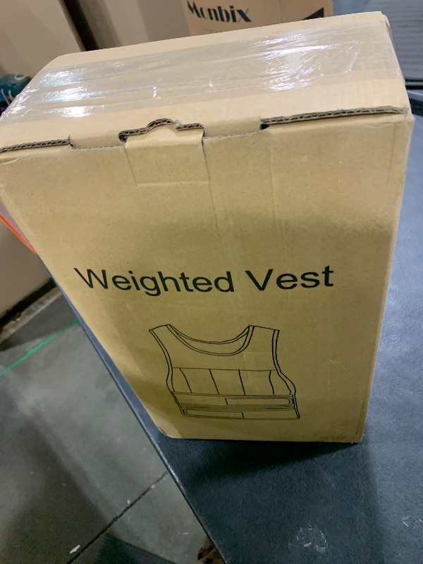 Photo 1 of Wolliwa Adjustable Weighted Vest for Men Women,2-19 Lbs Adjustable Weighted Vest with Straps Womens Running Weight Vest for Walking Strength Training Fitness