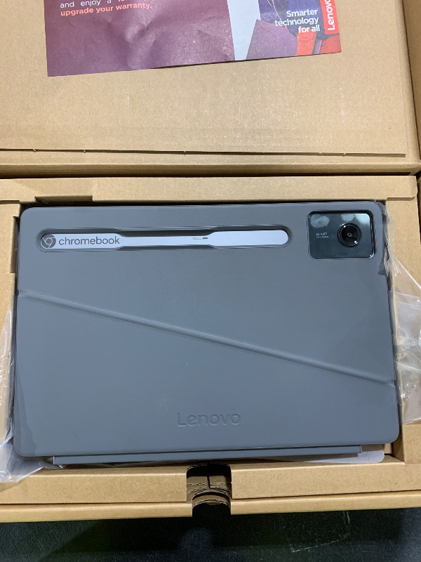 Photo 1 of Lenovo Chromebook Duet - 2025 - Convertible Chromebook - ChromeOS - 10.95" WUXGA IPS Touch Display - 4GB Memory - 64GB Storage - MediaTek Kompanio 838 - Luna Grey