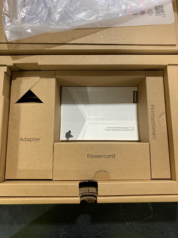 Photo 1 of Lenovo Chromebook Duet - 2025 - Convertible Chromebook - ChromeOS - 10.95" WUXGA IPS Touch Display - 4GB Memory - 64GB Storage - MediaTek Kompanio 838 - Luna Grey