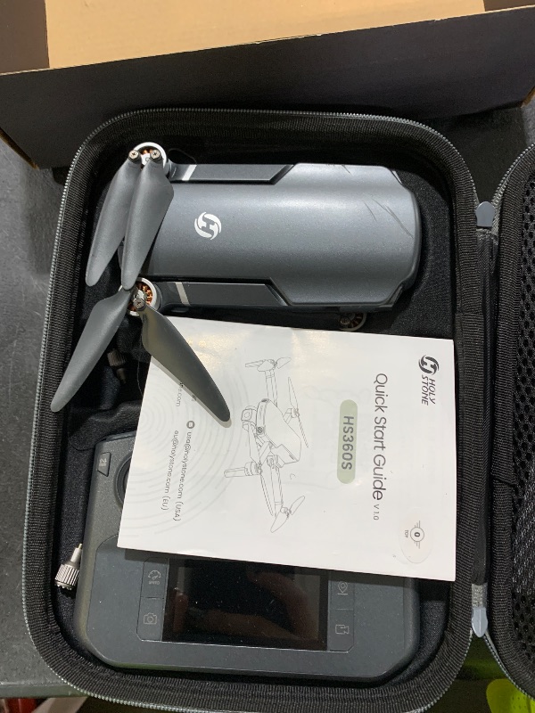 Photo 1 of Holy Stone GPS Drone with 4K UHD Camera for Adults Beginner; HS360S 249g Foldable FPV RC Quadcopter with 10000 Feet Control Range, Brushless Motor, Follow Me, Smart Return Home, 5G Transmission