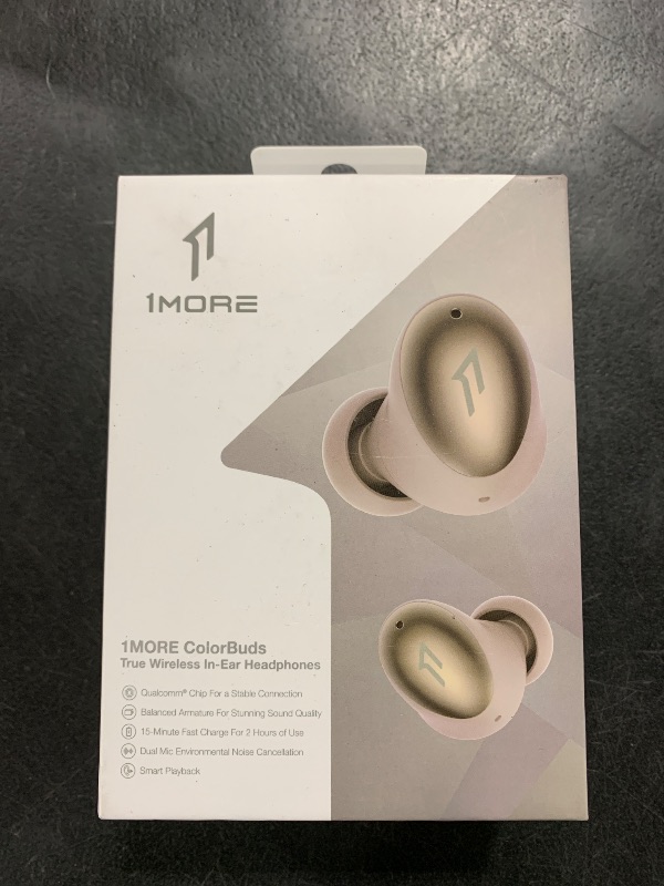 Photo 1 of 1MORE Colorbuds Wireless Earbuds Bluetooth 5.0 Headphone with Fast Charging, 22H?USB C, IPX5 Waterproof Stereo in-Ear Earphones CVC8.0 Build-in Dual Mic ENC Auto Play/Pause for Work Home Office Sport