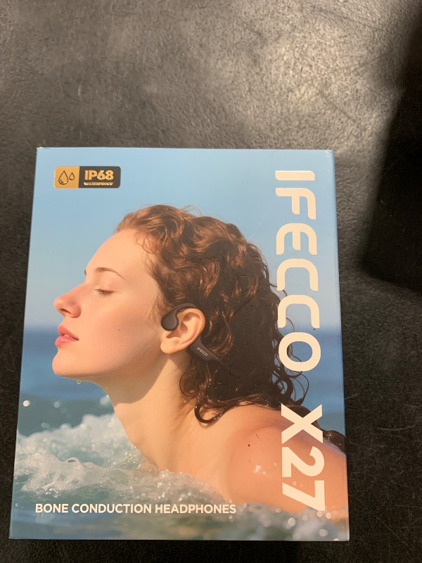 Photo 1 of IFECCO Waterproof Headphones for Swimming,Bone Conduction Headphones Bluetooth 6.0,IP68 Waterproof Swimming Earbuds Underwater with 8G MP3 for Running Cycling Sports