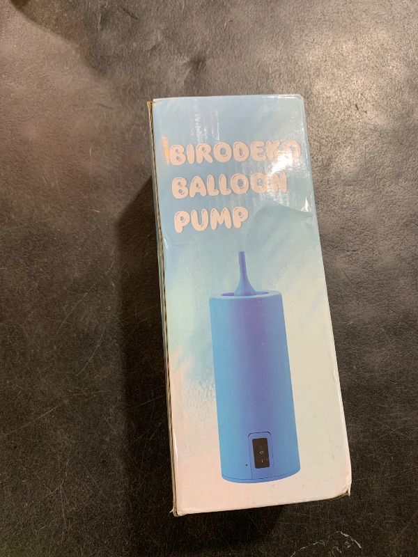 Photo 1 of Birodeko Electric Air Balloon Pump - 260 Balloon Pump Air Inflator Party Air Blower Pump for All Balloons | Great for Long Animal Twisty Curly Balloon, Foil Balloons (Sky Blue)