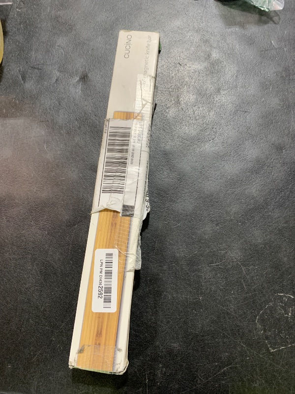 Photo 1 of CUCINO Magnetic Knife Holder for Wall 16" No Drilling incl. Self Adhesive Tape - Extra strong Knife Holder - Awarded Knife Magnetic Strip - Made of Bamboo