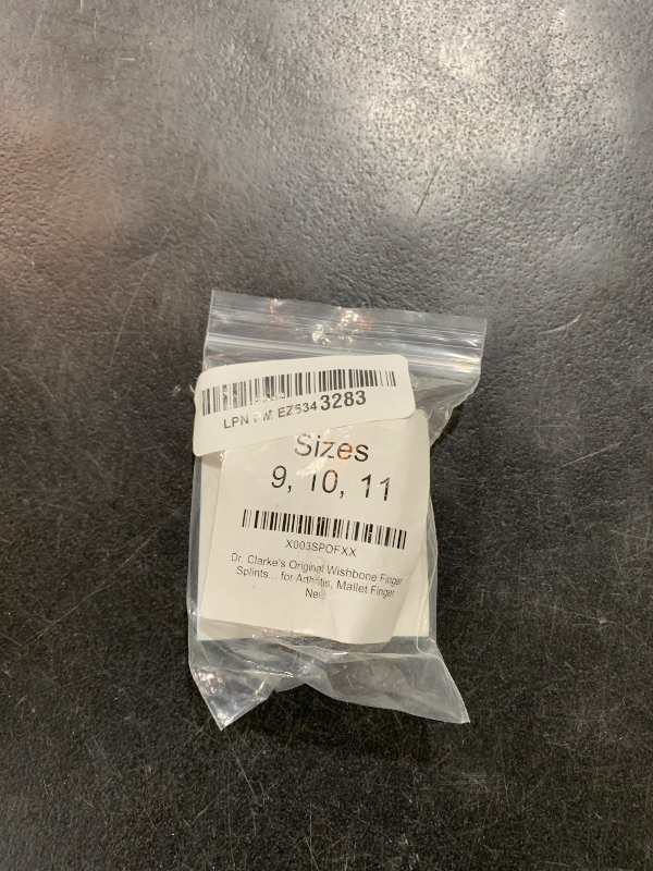 Photo 1 of Dr. Clarke's Original Wishbone Finger Splints - Size 9, 10, 11 - 3 Pack - Finger Splint, Thumb Splint, Trigger Finger Splint For Thumb, Middle, Pinky or Ring Finger - Finger Hand Brace for Arthritis,