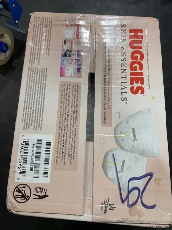 Photo 1 of Huggies Size 4 Diapers, Skin Essentials Baby Diapers, Size 4 (22-37 lbs), 58 Count