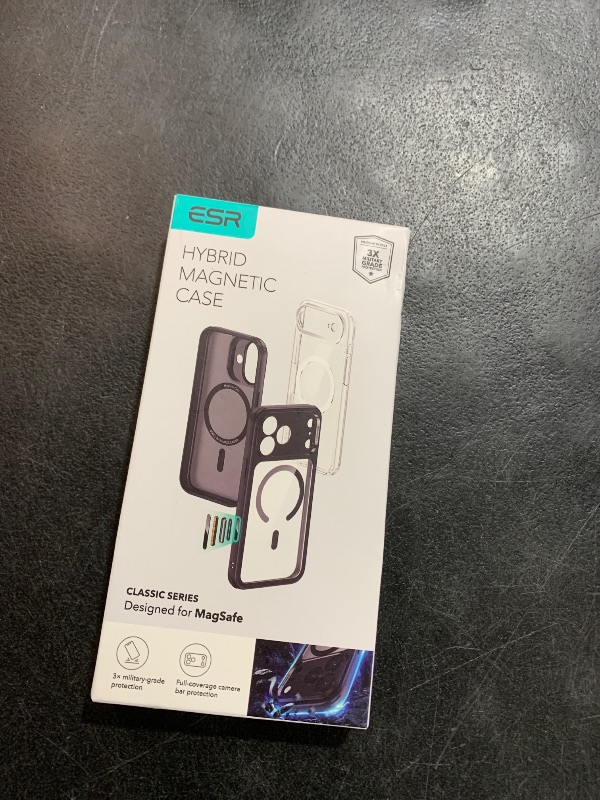 Photo 1 of ESR for iPhone 17 Pro Case, Camera Control, Compatible with MagSafe, Shockof Military-Grade tection, Magnetic Phone Case for iPhone 17 Pro, Classic Hybrid Case, Frosted Black