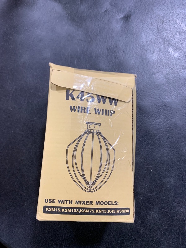 Photo 1 of KITCHPOWER K45WW Wire Whip Attachment for Tilt-Head Stand Mixer for KitchenAid Stainless Steel Egg Cream Stirrer, Flour Cake Balloon Whisk
