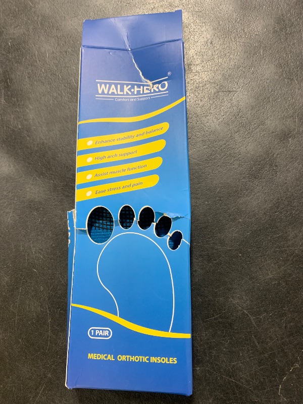 Photo 1 of Plantar Fasciitis Insoles for Men Women - Orthotics Inserts, Shoe Insoles Arch Support Flat Feet Inserts Work Boot Insoles for Standing All Day (Mens 8-8 1/2 | Womens 10-10 1/2)