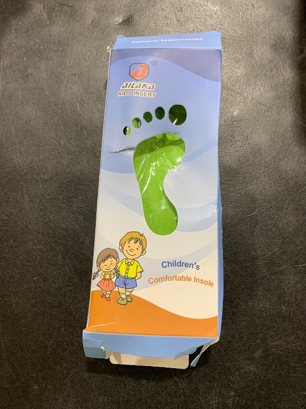 Photo 1 of Ailaka Kids Orthotic Arch Support Insoles, PU Foam Cushioning Arch Support Shoe Insert for Overpronation Children Toddlers Flat feet, Plantar Fasciitis(4-6 M US Big Kid)