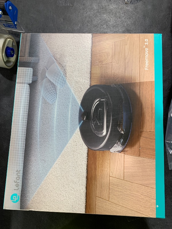 Photo 1 of Lefant LiDAR Robot Vacuum and Mop, 450ml Visible Dustbin, Upgraded 190° PSD Obstacle Avoidance, Customized Cleaning, Multi-Floor Mapping, 150 Mins Runtime, WiFi/Alexa/APP, Pet Hair & Carpets, M330 Pro