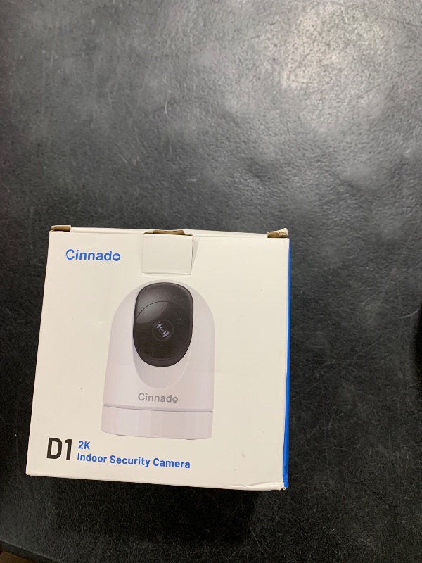 Photo 1 of Cinnado Security Camera Indoor-2K 360° WiFi Cameras for Home Security?Pet/Dog/Baby Camera with Phone app, 2-Way Audio, Night Vision, 24/7 SD Card Storage, Works with Alexa & Google Home (2.4Ghz)-D1