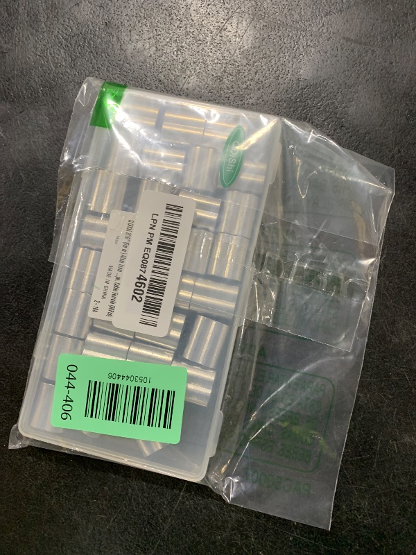 Photo 1 of QDiShi 3/16" (5mm) Aluminum Crimping Loop Sleeve for Wire Rope, Cable Ferrule (30Pcs)