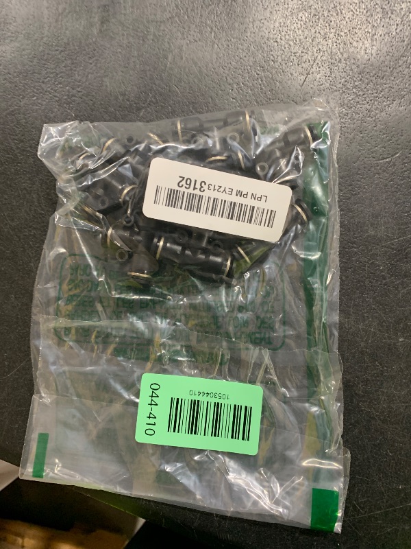 Photo 1 of 1/4 inch Air Hose T Connector Plastic Pneumatic Quick Push to Connect Tee Fitting (10Pcs)