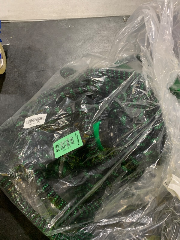 Photo 1 of 100 ft Expandable Garden Hose - Kink Free Flexible Water Hose with Thumb-Controlled 10-Function Nozzle, 3/4 Solid Brass Connectors, Retractable Latex Core - Lightweight Expanding Hose