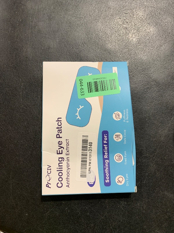 Photo 1 of 8 Packs Hydrogel Eye Mask Disposable Cold Therapy Sleep Mask Soothing Headache Relief Dry Eye, Stress Relief Eye Fatigue, Cooling Eye Masks Cool Masks for Puffy Eyes Travel Essentials