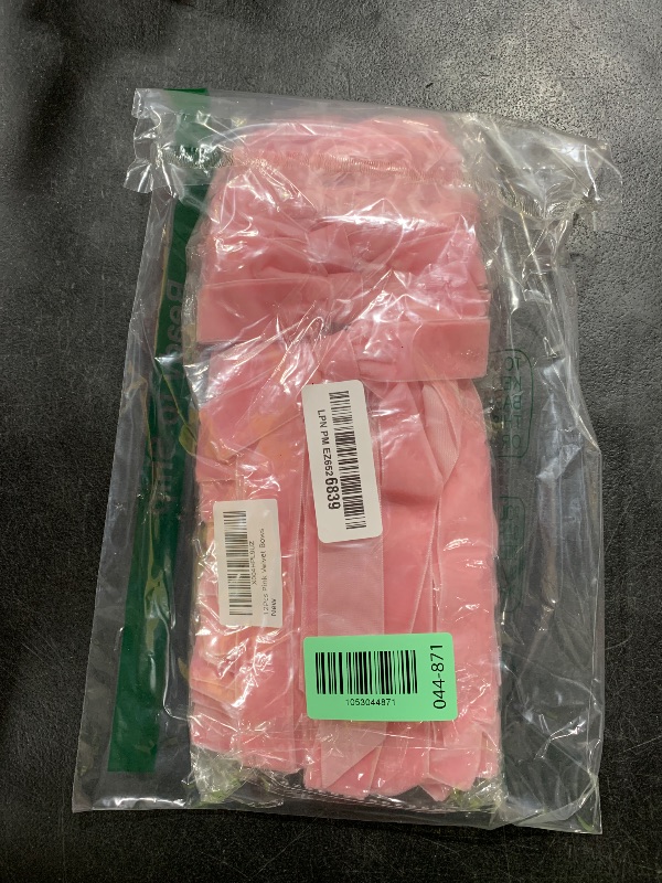 Photo 1 of 12Pcs Pink Velvet Bows Christmas Tree Decorations,5in x 10in Xmas Ornaments for Tree Home Coquette Room Birthday Party Front Door Wedding Holiday Decor