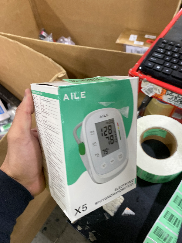 Photo 1 of AILE Blood Pressure Monitor, Blood Pressure Machine Upper Arm Large Cuff(8.7"-16.5"), High Automatic Blood Pressure Monitors Cuff for Home Use, (BP) Manual Arm Blood Pressure Monitors, 2 * 99 Memory