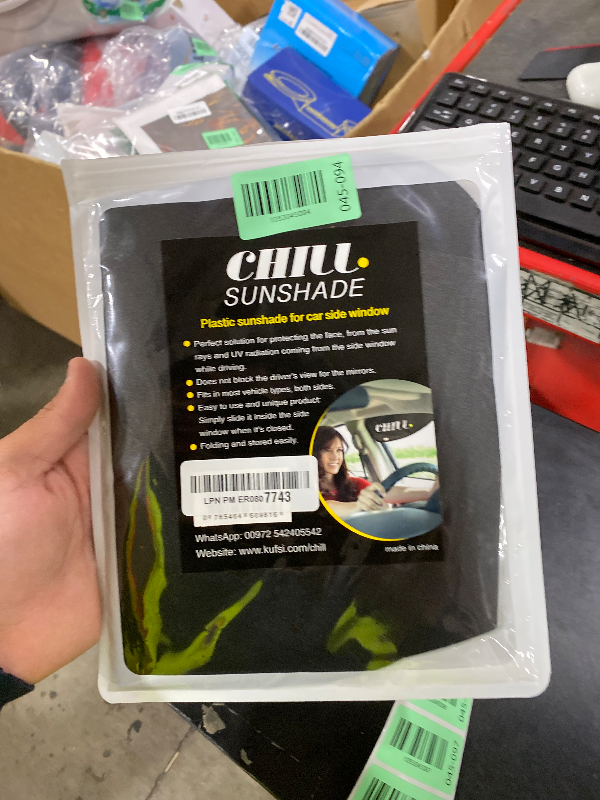 Photo 1 of Car Window Shades for Side Window, Perfect for Driver's car Sun Shade Side Window, Easy On and Off, Foldable Plastic Sunshade for More Safety (2 Units)