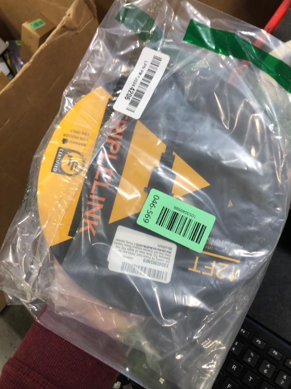 Photo 1 of [UL Listed] TV Power Cord 12Ft(3.6m) for Samsung TCL Roku Sony LG Apple PS5 PS4 Xbox One S/X Hisense Insignia Sharp Toshiba Wall Mount 4k 8k Panasonic 2 Prong Speaker Charger Extra Long(7A 125V)