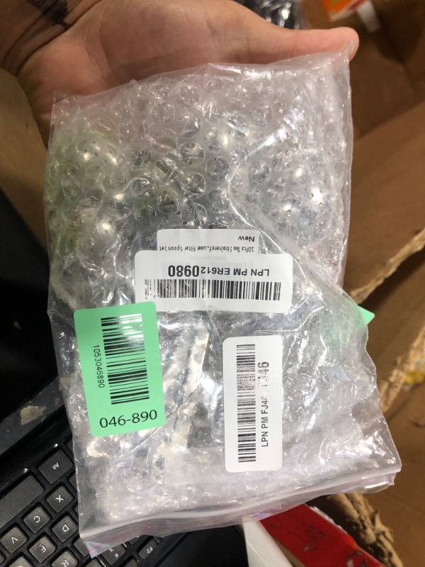 Photo 1 of 10 Pcs Heart Tea Infuser for Loose Leaf Tea Steeper – Rust-Resistant Stainless Steel Strainers with Secure Clasp, Easy Brewing Design, Keeps Loose Leaves Contained | Suitable for Parties & Gifting