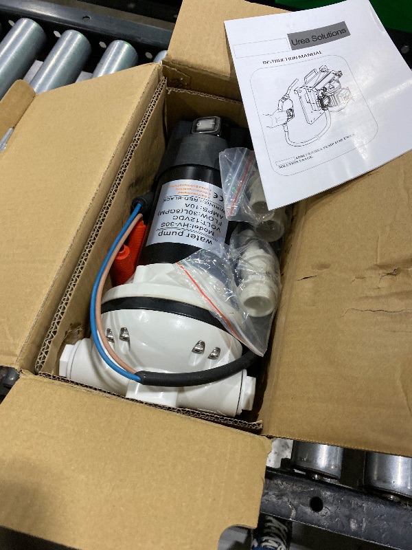 Photo 1 of 12V DC Self-Priming DEF Transfer Pump - 10.6 GPM Flow, 23 PSI Pressure, 32ft Lift | for Diesel Exhaust Fluid, Automotive Urea, Oil, Water & Low-Acid Liquids | 370W Diaphragm Pump, 14.3lb Lightweight