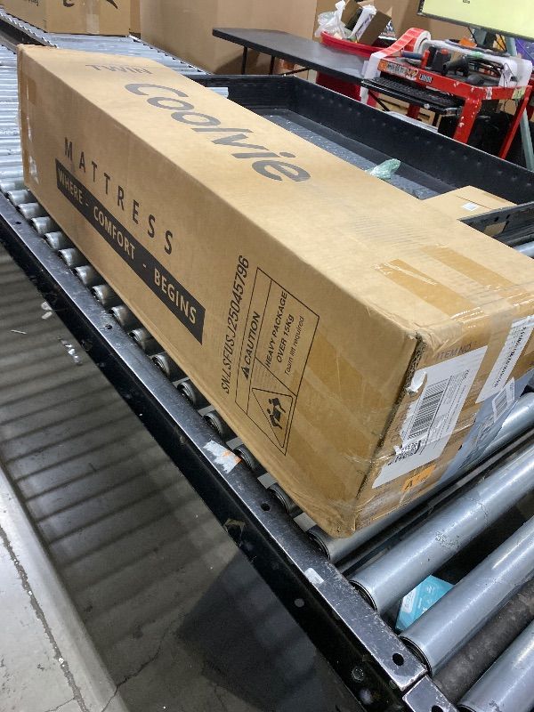 Photo 1 of Coolvie 12 Inch Twin Size Mattress, Hybrid Twin Mattress in a Box, 3 Layer Premium Foam with Pocket Springs for Motion Isolation and Pressure Relieving, Medium Firm Feel, 100-Night Trial