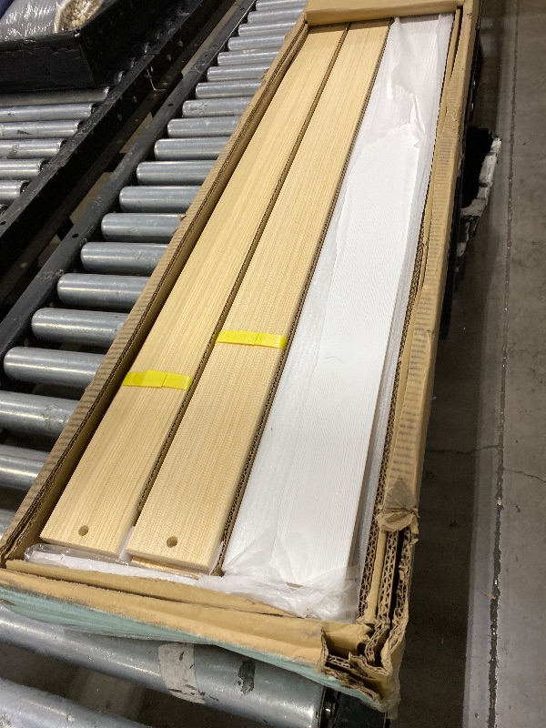 Photo 1 of Mellow Naturalista Classic 12 Inch Solid Wood Platform Bed with Wooden Slats, Queen, White