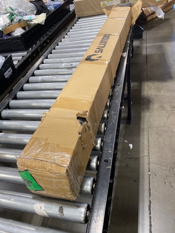 Photo 1 of SALUINOKI 4 Pack Upgraded 54 inch Pipe Stake Black for Flatbed Trailer with 1/2 D Ring Welded, 54 inch Flatbed Trailer Stake Side Rail