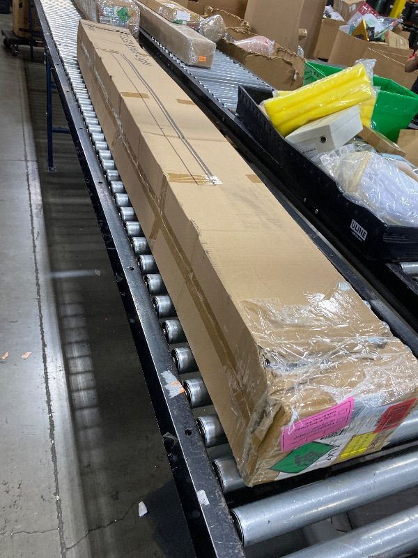 Photo 1 of kadision 8FT LED Linear Light, 3CCT 100/90/80/70/60W 0-10V Dimmable, Suspended Architectural Linear LED Light Fixture with Up/Down Lighitng for Office, Retail, ETL-Listed 4-Pack