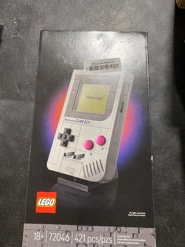 Photo 1 of LEGO Super Mario Game Boy - Retro Building Sets for Adults, Ages 18+ - Collectible Model with Game Paks and Display Stand - Birthday Gifts for Men & Women - 72046