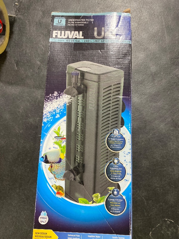 Photo 1 of Fluval U4 Underwater Filter, Freshwater and Saltwater Aquarium Filter, A480,Black