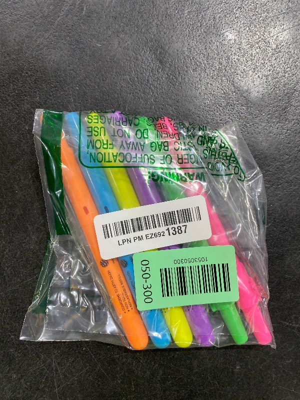 Photo 1 of WRITECH Retractable Highlighters Assorted Colors: Chisel Tip Click Aesthetic Highlighter Marker Pens Pack Multi Colored Ink No Bleed Smear for Highlighting Journaling (6ct Neon)