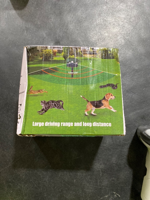 Photo 1 of 2025 Solar Ultrasonic Raccoon Squirrel Deer Repellent Rabbit Deterrent Animal Repeller Sonic Fortress Pro with Flash Light Motion Sensor to Keep Cat Dog Fox Skunk Out of Garden Yard(2Pack)