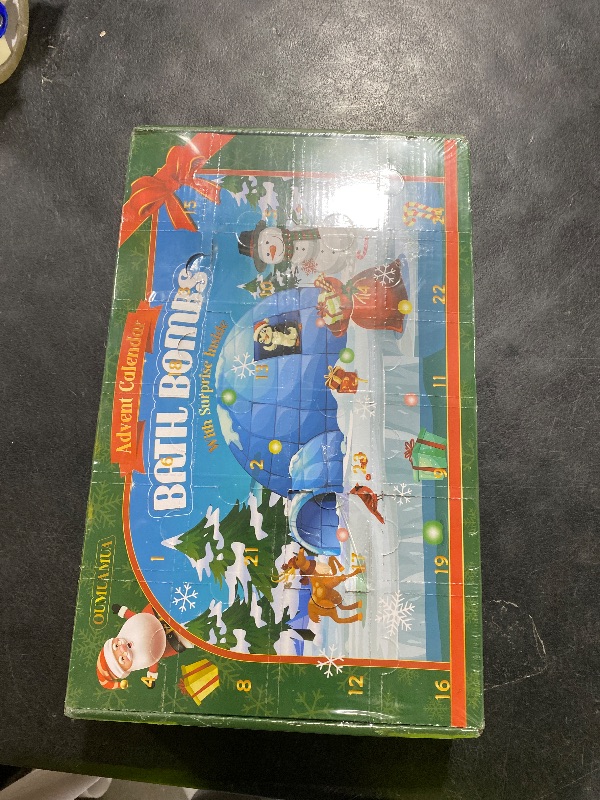 Photo 1 of 24 Pack Christmas Bath Bombs for Kids with Surprise Toys Inside, Kids Advent Calendar Bathbombs Set Bubble Bath Bombs for Christmas Stuff Gifts for Boys Girls Xmas New Year Birthday Party Favors