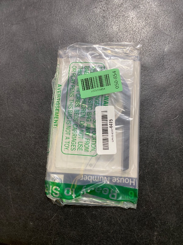 Photo 1 of 6" Stainless Steel Floating House Number 6, Metal Modern House Numbers, Mailbox Decor Number with Nail Kit, Coated Black, 911 Visibility Signage (Large 6)