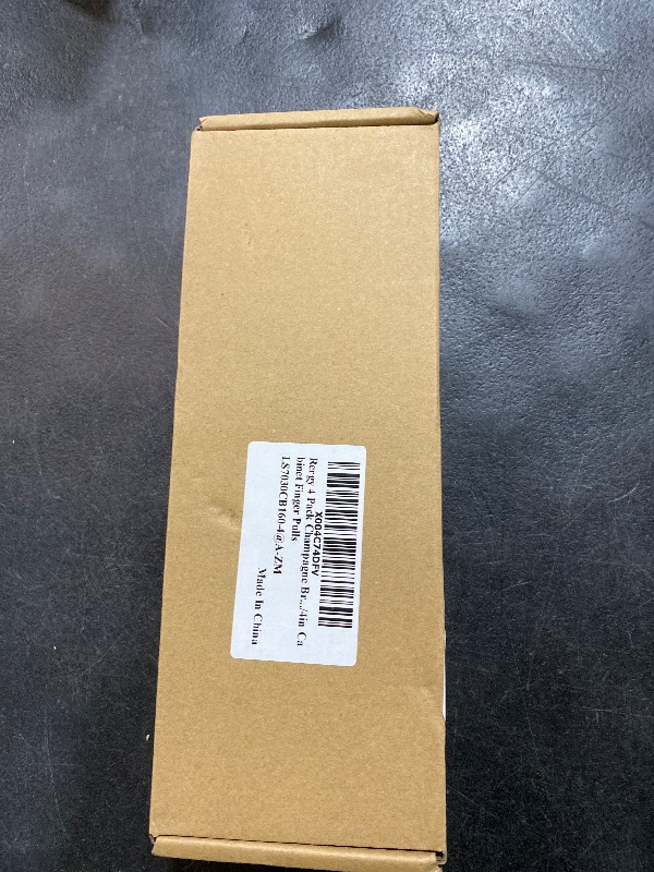 Photo 1 of Rergy 4 Pack Champagne Bronze Cabinet Pulls, Gold Finger Pulls, Brushed Bronze Edge Pulls, 6-1/4in Cabinet Finger Pulls