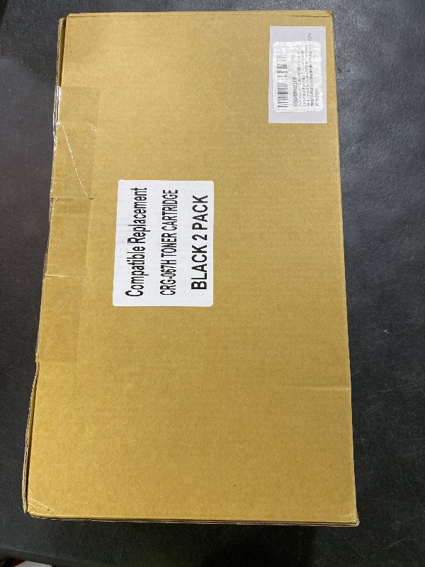 Photo 1 of Twin Pack 067H 067 MF656Cdw Toner Cartridge 2 Pack High Yield Compatible Replacement for Canon 067H 067 for Canon imageCLASS LBP633Cdw LBP632Cdw MF653Cdw MF654Cdw MF656Cdw Printer- Black
