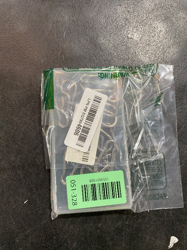 Photo 1 of 20PCS 304 stainless steel spring clasp 1.57-inch carabiners, M4 stainless steel spring snaps heavy-duty hooks. Suitable for pet tags hiking tents swing brackets as well as ropes, chains and key rings.