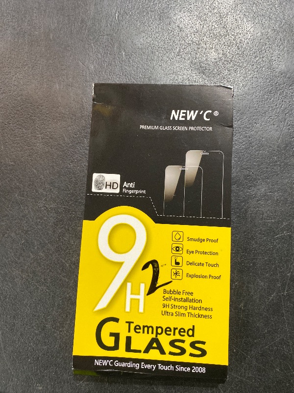 Photo 1 of NEW'C 3 Pack Designed for iPhone Air/iPhone 17 Air Screen Protector (6.5 inches), Tempered Glass with Easy Installation Tool Included,Case Friendly Ultra Resistant