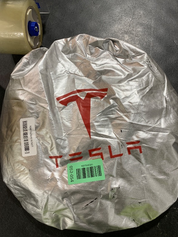 Photo 1 of 300T Sunshade for Tesla Model Y Model 3, Car Accessories 2025 for Tesla, Front Window Sunshade with Organizer Bag, Gifts for Tesla Owners (Red)