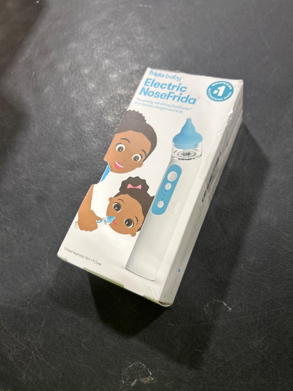 Photo 1 of Frida Baby Electric NoseFrida Nasal Aspirator for Baby, Nose Sucker for Baby & Toddler, Upgraded Nasal Aspirator for Congestion + Allergy Relief with 3 Suction Levels, 2 Silicone Tips, USB