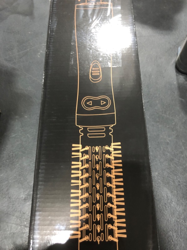 Photo 1 of 3 in 1 Rotating Hair Dryer Brush, Auto Rotating Blow Dryer Brush Spinning with 2 Brushes (2" & 1.5"), Negative Ionic Brush Blow Dryer, Round Brush Blow Dryer Volumize Curling 100-120V