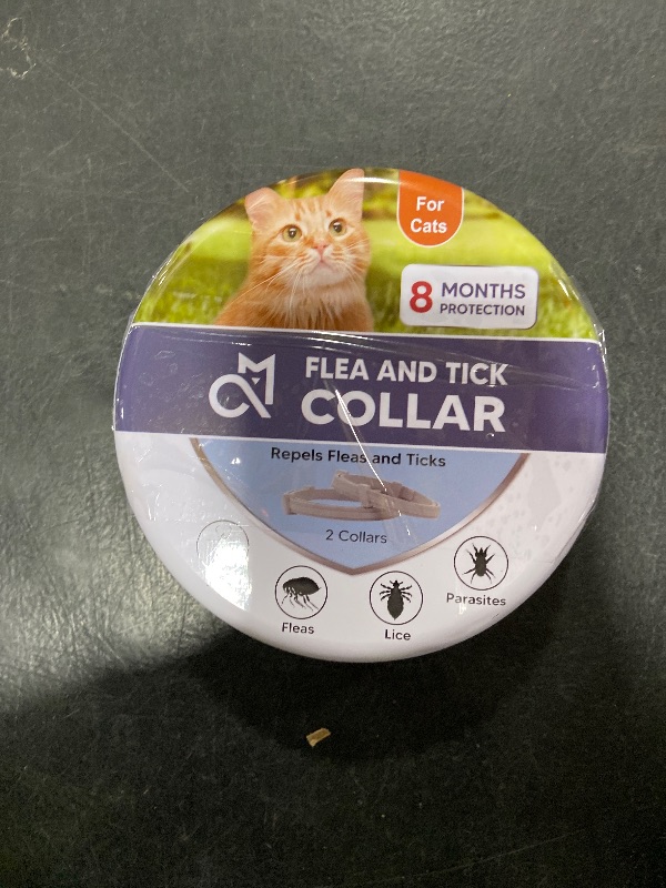 Photo 1 of fcesiweg Flea Collar for Cats, Adjustable Flea and Tick Collar for Cats, 8 Months Protection 2 Count